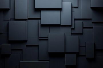 A black and white image of squares and rectangles