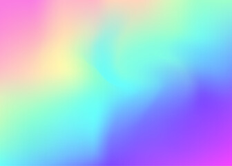 Iridescent Texture. Blur Glitter. Holographic Gradient. Neon Futuristic Template. Blue Pop Gradient. Trendy Light. Pearlescent Background. Bright Mesh. Purple Iridescent Texture