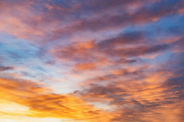 Amazing cloudscape on the sky.