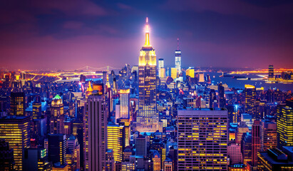 Fototapeta premium city night