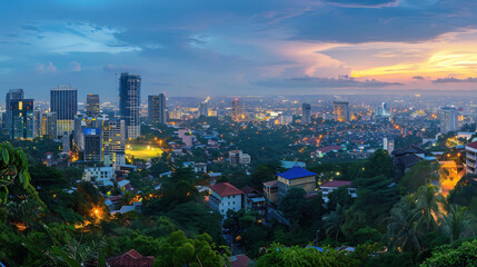 Obraz premium city night