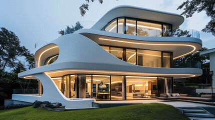 Fototapeta premium house exterior