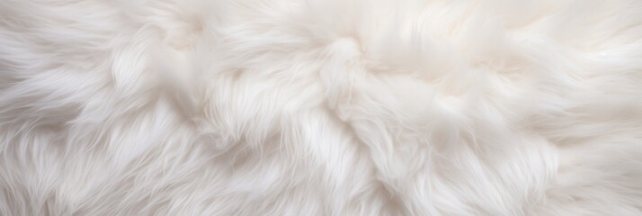 Obraz premium The luxurious texture of white fur is perfect for creating stylish backgrounds and enhancing decor projects beautifully