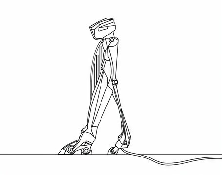 recommend clip art: Vintage hair clipper outline modern illustration. Editable strokes. Continuous one line drawing.