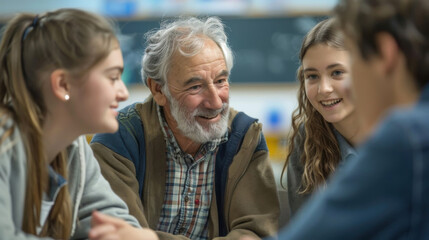 Obraz premium students in school