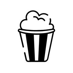 popcorn icon design dualtone
