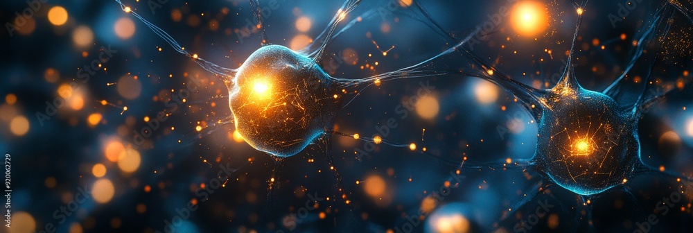 Poster ai neural network banner design