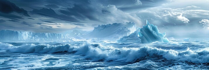 Fototapeta premium Frozen Wave