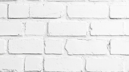 Fototapeta premium Minimalist white brick texture background, perfect for clean and modern design concepts or product presentations.