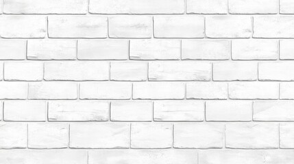 Seamless white brick wall background with a subtle texture, great for modern and urban-themed designs.
