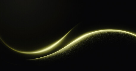 Gentle sparkle of a golden stream in motion. Elegant and luxurious design created using photoshop illustrations.