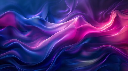 Fototapeta premium A fluid abstract design with swirling patterns of rich purple, red, and pink colors, resembling marble or a cosmic nebula