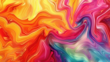 Obraz premium Abstract Swirling Colors
