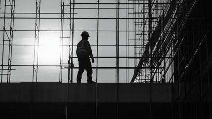Free photo building and construction worker on the site with architect 