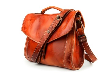 Naklejka premium Luxary Shoulder bag isolated on white background.