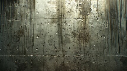 Obraz premium Weathered concrete wall with abstract textures. Add a subtle, ethereal glow and faint, mystic symbols.