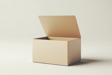 Paper Box Mockup A4 on isolated background created with Generative AI