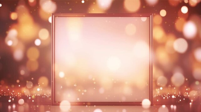 A warm, sparkling background fills the view, ideal for enhancing presentations and events, bringing a touch of elegance and charm, christmas mood, copy space