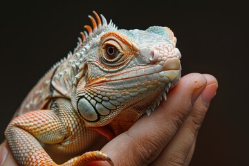Fototapeta premium Iguana Care Essential Guide for Pet Reptile Owners