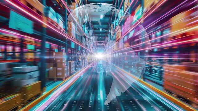 AI-powered warehouse with rapid automation and data-driven processes