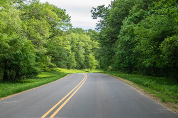 Fototapeta premium An overlooking landscape view of Hudson, Wisconsin