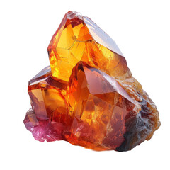 Colorful diamond isolated on a transparent background for web, banner, wallpaper
