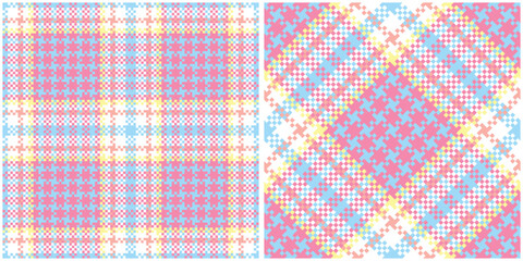 Plaid Pattern Seamless. Scottish Plaid, Template for Design Ornament. Seamless Fabric Texture.