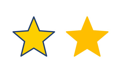 Star Icon vector. rating icon vector. favourite star icon