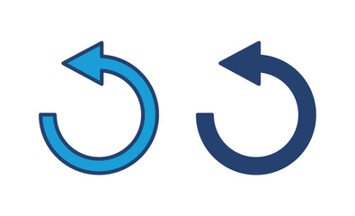 Refresh icon vector. Reload icon vector. Update icon.