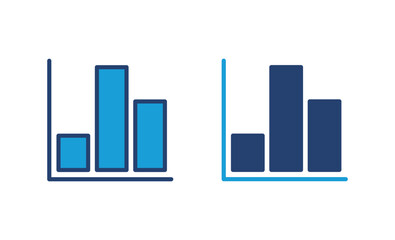 Growing graph Icon. Chart icon. diagram icon