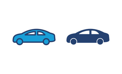 Car icon vector. car vector icon. small sedan