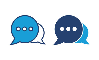 Chat icon vector. speech bubble icon. comment icon vector. message. contact us