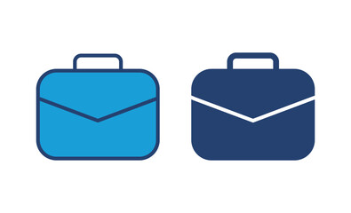Briefcase icon vector. suitcase icon. luggage symbol.