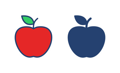 Apple icon vector. Apple vector icon. apple symbols for your web design.