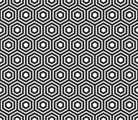 Hexagon Background. Plain hexagon frames. Hexagonal cells. Seamless tileable vector illustration.