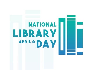 National Library Day. April 6.