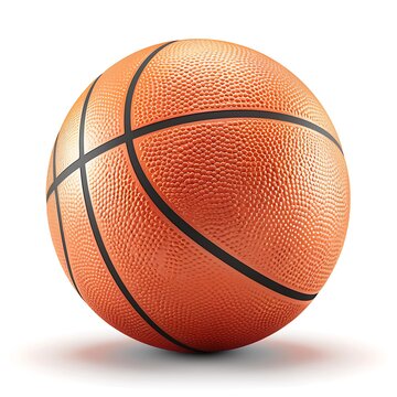Basketbal isolated on white background.