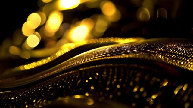 LUXURY GOLD BACKGROUND, ANIMATED GLOWING ELEGANT PRESENTATION BACKGROUND