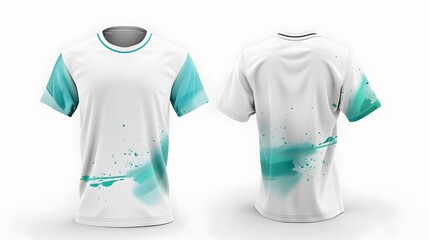 t shirt design on white background