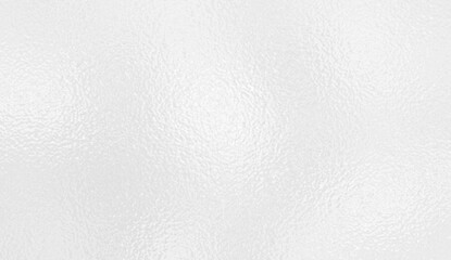 Soft white foil glass texture background. Abstract gradient bright light reflection and shiny rough texture surface