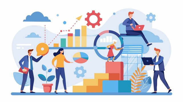 Business analysts are the bridge. This image represents the entire process of business analysis, from understanding the problem to delivering the solution.