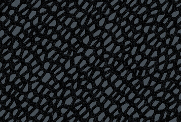 Fototapeta premium Black mesh illustration on grey background, spider web, connection