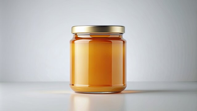 Blank label honey jar mockup for branding design , jar, honey, mockup, label, branding, design, blank, template, product