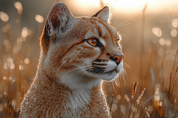 Vigilant Cougar: Nature's Sentinel (Generative AI)