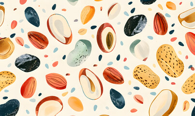 fruits and vegetable herbal concept  for background or 2d illustrator cartoon.