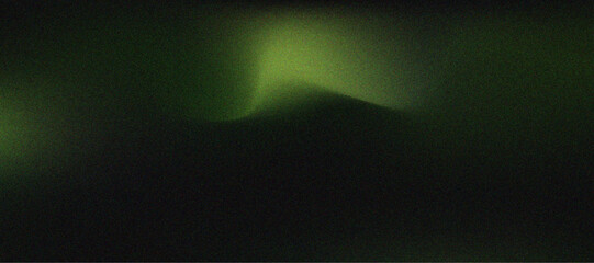 black green light, grainy noise grungy texture color gradient rough abstract background shine bright light and glow , template empty space.
