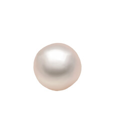 Pearl on white background