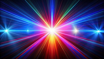 Fototapeta premium Abstract laser lights background with lens flare ambient light, abstract, laser, lights, background, lens flare, ambient