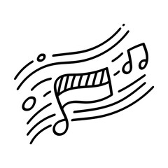 Sheet music for "Indonesia Raya," the national anthem, symbolizing national pride and unity.