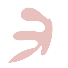 Red abstract Shapes vector decoration 